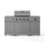 TYTUS Grills - TYTUS Fresno Series Gunmetal Gray Island Grill - Gray - Image 1