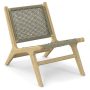 Simpli Home - Kendie Outdoor Indoor Lounge Chair - Natural Taupe - Image 1