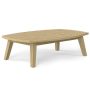 Simpli Home - Parkside Outdoor Coffee Table - Light Teak - Image 1