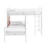 Walker Edison - Modern L-Shape Twin Bunk Bed - White BBEVK3HTCP - Image 1