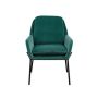 Walker Edison - Glam Accent Chair - Teal - Image 1