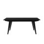Walker Edison - Scandi Coffee Table - Black - Image 1