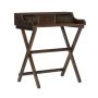 Linon Home Dcor - Fauna Folding Desk - Antique Walnut - Image 1