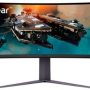 LG - UltraGear 49" LED Curved DQHD FreeSync Monitor with HDR (DisplayPort, HDMI, USB) - Black - Image 1