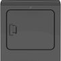 Whirlpool - 7.0 Cu. Ft. Electric Dryer with Moisture Sensor - Volcano Black - Image 1