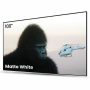 AWOL Vision - 100"Fixed Frame Matte White Projector Screen, 4K / 8K UHD Active 3D Compatible with Standard, Short Throw,UST Projectors - Black - Image 1