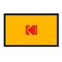 Kodak - 120" Projector Screen, 160° Angle Fixed Frame Projector Screen with Velvet Frame & Wall Mount Kit - Black - Image 1