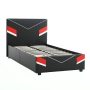 X Rocker - Orion eSports Gaming Bed Frame, Twin - Black/Red - Image 1