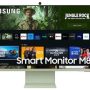 Samsung - 27" M80C 4K UHD Smart Monitor with Streaming TV and SlimFit Camera Included - Green - Image 1