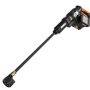 WORX - Hydroshot 40V Electric Pressure Washer up to 585 PSI at 0.9 GPM (2 x 4.0 Ah Batteries and 1 x Charger) - Black - Image 1