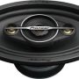 Pioneer - 4" x 6" 4-Way Car Speakers Carbon/Mica-reinforced IMPP cone (Pair) - Black - Image 1