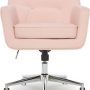 Serta - Ashland Memory Foam & Twill Fabric Home Office Chair - Blush Pink CHR200078 - Image 1