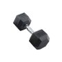Inspire Fitness 30 LB Rubber Dumbbell - Black - Image 1