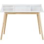 Adore Decor - Alton Mid-Century Modern Wood Writing Desk - Fresh White FUTB20124A - Image 1