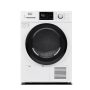 Black+Decker - 4.4 Cu.Ft. Stackable Smart Electric Dryer with Standard Wall Outlet - White - Image 1