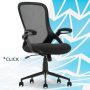 Click365 - Flip Mid-Back Mesh Office Chair - Black - Image 1