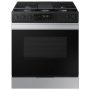 Samsung - Bespoke 6.0 Cu. Ft. Slide-In Gas Range with Air Fry - Stainless Steel - Image 1