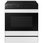 Samsung - Bespoke 6.3 Cu. Ft. Slide-In Electric Range with Air Sous Vide - White Glass - Image 1