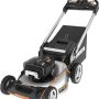 WORX - Nitro 80V Cordless Self-Propelled Lawn Mower (4 x 5.0 Ah Batteries and 1 x Charger) - Black - Image 1