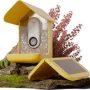 Bird Buddy - Smart Bird Feeder with Solar Roof - Yellow - Image 1