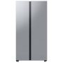 Samsung - Open Box BESPOKE Side-by-Side Smart Refrigerator with Beverage Center - Stainless Steel - Image 1