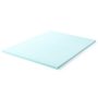 Lucid Comfort Collection 2" Gel Memory Foam Topper, King - Blue - Image 1