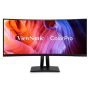 ViewSonic - ColorPro VP3456A 34" LCD Curved UltraWide QHD Monitor (USB-C, HDMI, DP) - Black - Image 1