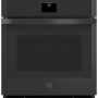 GE - 27" Built-In Single Electric Convection Wall Oven with No Preheat Air Fry - Black - Image 1