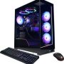 CyberPowerPC - Gamer Supreme Gaming Desktop - AMD Ryzen 7 7800X3D - 32GB Memory - NVIDIA GeForce RTX 4070 Ti SUPER 16GB - 2TB SSD - Black - Image 1