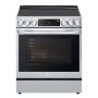 LG - 6.3 Cu. Ft. Slide-In Electric True Convection Range with EasyClean and Air Fry - Stainless Steel - Image 1