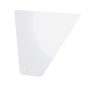 Floortex Executive Polycarbonate Corner Chair Mat 48" x 60" for Carpet - Clear - Image 1