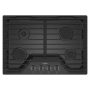Whirlpool - 30" Built-In Gas Cooktop with EZ-2-Lift Hinged Cast-Iron Grates - Black Stainless Steel - Image 1