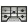 Whirlpool - 36" Built-In Gas Cooktop with SpeedHeat Burner - Stainless Steel - Image 1