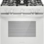 Frigidaire 5.1 Cu. Ft Freestanding Gas Range with Quick Boil Burner - White - Image 1