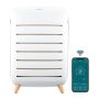 Homedics - Smart True-Hepa Extra Large Room Air Purifier with Air Quality Sensor and UV-C Technology - White - Image 1