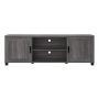 CorLiving - TV Stand with Doors, TVs up to 85" - Dark Gray THW-601-T - Image 1