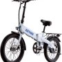 GoTrax - Z4 LITE Folding eBike w/ 25 mile Max Operating Range and 20 MPH Max Speed - White - Image 1