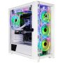 CLX - SET Gaming Desktop - AMD Ryzen 7 7700X - 32GB DDR5 5600 Memory - GeForce RTX 4060 Ti - 2TB NVMe M.2 SSD - White - Image 1