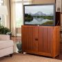 Touchstone Home Products - The Mission Style Elevate by Touchstone- Smart Motorized TV Lift Cabinet for Flat Screen TVs up to 50 Inches - Mission Oak - Image 1