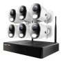 Night Owl - 10 Channel 6 Camera Indoor/Outdoor Wireless 4K 1TB NVR Security System with 2-Way Audio - Black/White - Image 1