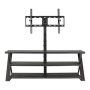 Insignia™ - 3-in-1 TV Stand for Most TVs Up to 70" - Charcoal Gray - Image 1