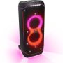 JBL PartyBox Ultimate party speaker with powerful sound, multi-dimensional lightshow, and splashproof design. - Black - Image 1