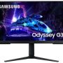 Samsung - Odyssey G30D 27" LED AMD FreeSync 180Hz 1ms Gaming Monitor (DisplayPort, HDMI) - Black - Black - Image 1
