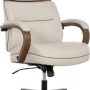 Finch Neo Two Retro-Modern Mid-Back Office Chair - Cream - Image 1