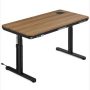 ErgoAV - Height Adjustable Standing Desk with Integrated Power Management - Walnut - Image 1