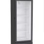 Premium Levella - 11.6 cu. ft. 1-Door Commercial Merchandiser Upright Freezer Glass Door - Black - Image 1