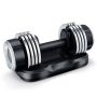 Costway - 5-in-1 25Lbs Weight Adjustable Dumbbell W/Anti-Slip Fast Adjust Turning Handle - Black - Image 1