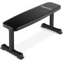 Costway - 660LBS Heavy Duty Flat Weight Bench for Multipurpose Full Body Strength Training - Black - Image 1