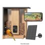 BIRDFY - Smart Wild Bird Feeder Bamboo w/HD Camera, Solar Power, and AI Enabled Bird Recognition - Natural Bamboo & Black - Image 1