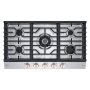 LG - STUDIO 36" Built-In Smart Gas Cooktop with 5 burners and Griddle - Essence White - Image 1